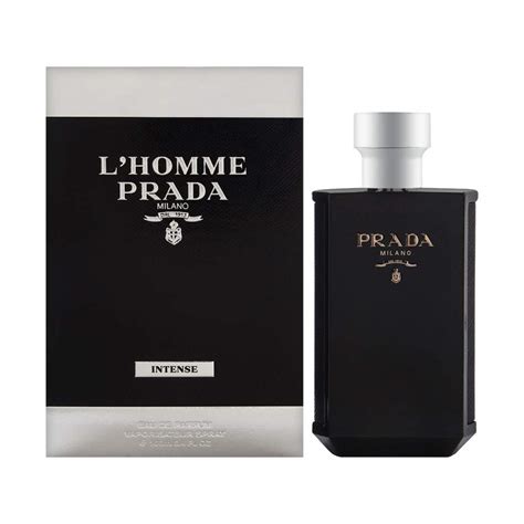 Prada L'homme Intense Eau De Parfum Spray for Men, 3.4 